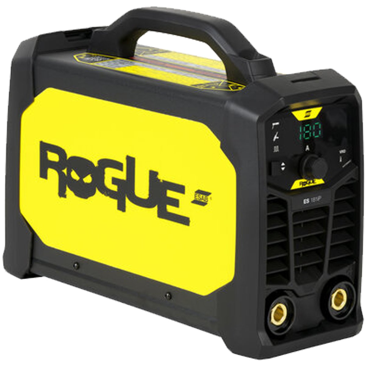 Saldatrice Inverter 180A Professionale ESAB per Saldatura Elettrodo Rutile Rivestito MMA e TIG DC Tecnologia Pulse Portatile Monofase 230V modello ROGUE ES 181iP