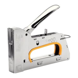 Graffatrice Professionale in Aciaio RAPID TOOLS per Graffa tipo Fine No.13 da 6mm a 14mm con 3 Regolazioni di Potenza modello R33E PRO