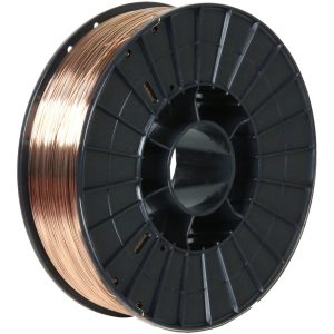 Bobina Filo Acciaio 0.6mm e 0.8mm TELWIN per Saldatura a Gas tipo MIG-MAG NO-FLUX con Peso 5 Kg