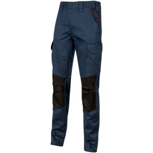 Pantalone Cargo da Lavoro U-POWER Multitasche in Cotone Elasticizzato Taglio Slim-Fit  e Triple Cuciture Tasche Porta Ginocchiere per Uomo e Donna Unisex modello MAJO