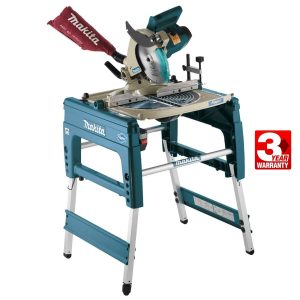 Sega Circolare Legno con Banco Ribaltabile MAKITA Lama 260mm Potenza 1650 Watt Troncatrice FLIPPER LF1000